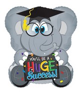 21" Huge Success Grad Elephant Balloon