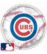 9" Airfill Only Baseball Chicago Cubs Balloon