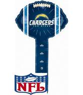 Air Filled NFL Football Hammer Balloon San Diego Chargers