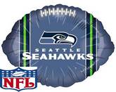 9" Airfill Only NFL Balloon Seattle Seahawks