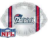 9" Airfill NFL New England Patriots Football Balloon