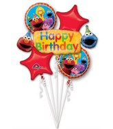 Bouquet Sesame Street Fun Balloon