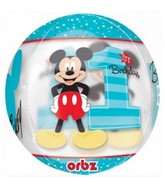 16" Mickey 1st Birthday Balloon