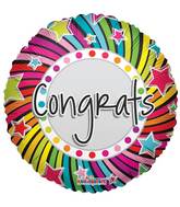 18" Congrats Spiral Balloon