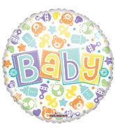 18" Baby Pastel Gellibean Balloon