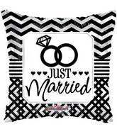 18" Just Married Balloon