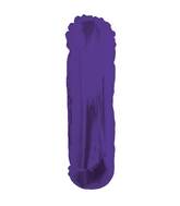 14" Airfill with Valve Only Letter I Purple Balloon