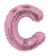 14" Airfill with Valve Only Letter C Pink Balloon
