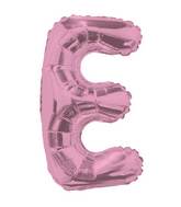 14" Airfill with Valve Only Letter E Pink Balloon