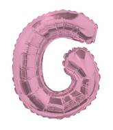 14" Airfill with Valve Only Letter G Pink Balloon