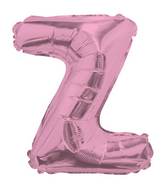 14" Airfill with Valve Only Letter Z Pink Balloon