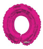 14" Airfill with Valve Only Number 0 Magenta Balloon