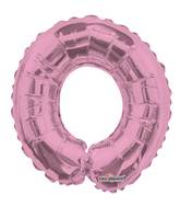 14" Airfill with Valve Only Number 0 Light Pink Balloon