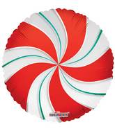 18" Candy Mint Clear View Balloon