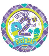 18" 2nd Birthday Boy Balloon