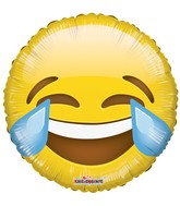 18" Smiley Laugh Balloon Emoji