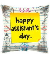 18" Assistant's Day Notes Balloon