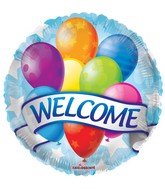 18" Welcome Banner &  Balloons Balloon