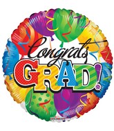 18" Congrats Grad Balloons Balloon