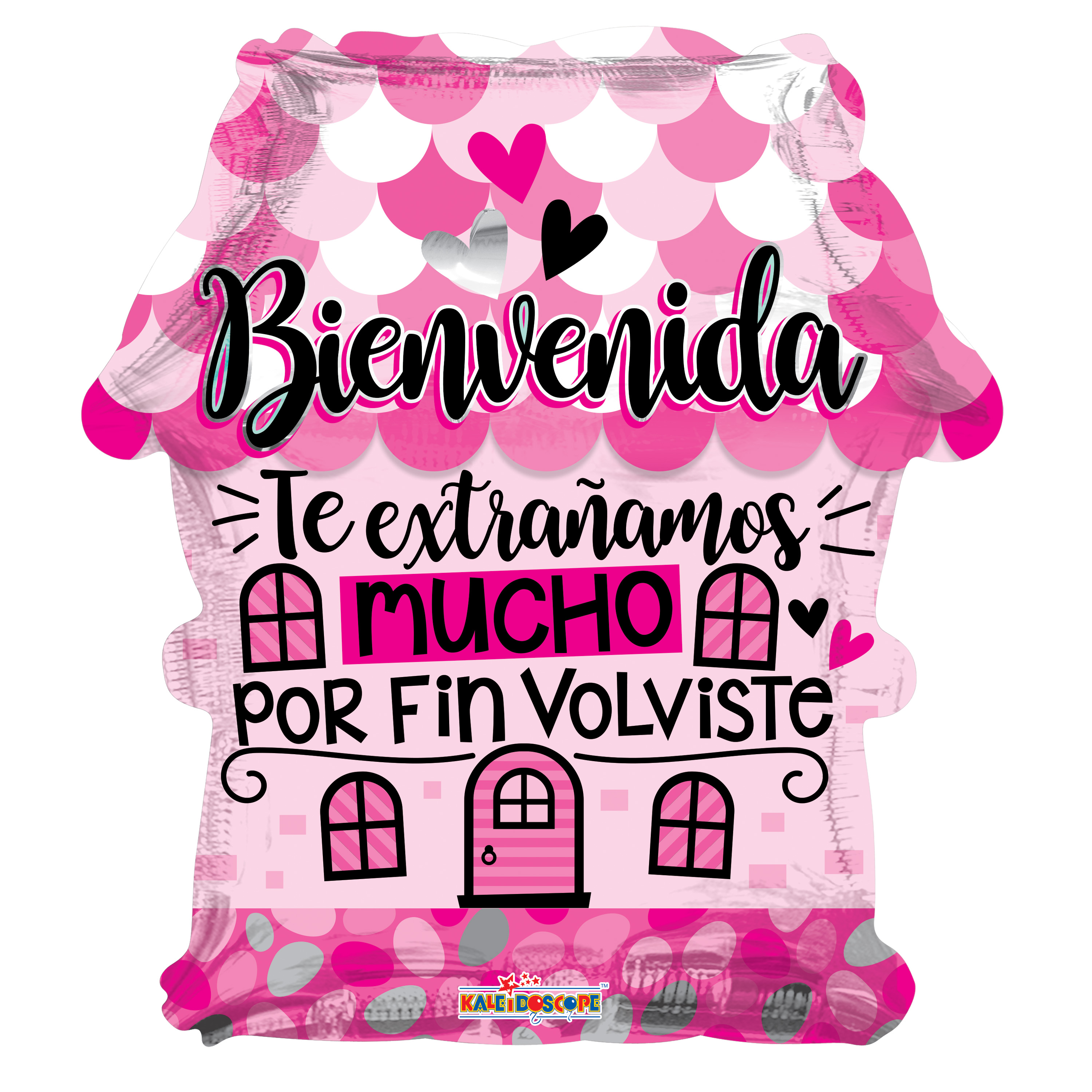 18 Bienvenida Casa Shape Balloon (Spanish)  Bargain Balloons - Mylar  Balloons and Foil Balloons