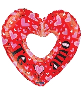 9" Airfill Only Te Amo Cor. Hueco Rojo Balloon (Spanish)