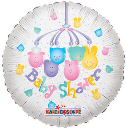 18" Foil Balloon Baby Shower Mobile
