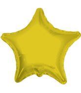 18" Solid Star Gold Brand Convergram Balloon