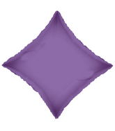 21" Solid Diamond Violet Brand Convergram Balloon