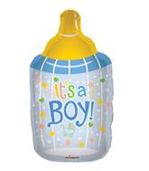 36" Baby Bottle Boy Shape Balloon