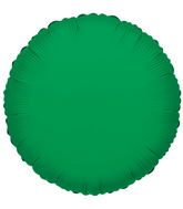 9" Airfill Only Round Emerald Green Brand Convergram Balloon