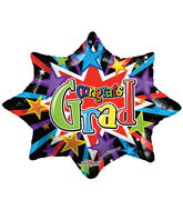 28" Colorful Grad Explosion Balloon