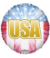 18" Usa Flag Balloon