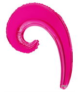 14" Airfill Only Airfill Only Kurly Wave Magenta Balloon