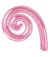 14" Airfill Only Kurly Spiral Pink