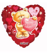 18" Be My Valentine Bear Balloon