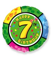 18" Round Number 7 Balloon