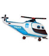 38" Police Helicopter Balloon