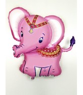 34" Baby Pink Elephant Balloon