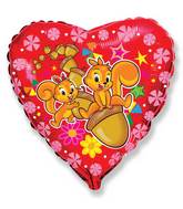 Squirrel Balloons Mylar Balloons