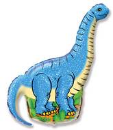 43" Dinosaur Blue Balloon