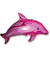 37" Dolphin Pink Balloon