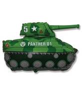 28" Green Tank Foil Balloon