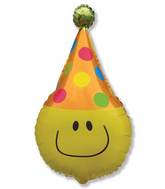 28" Funny Clown Smiley Foil Balloon