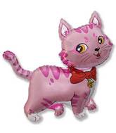 36" Sweet Cat Balloon Pink