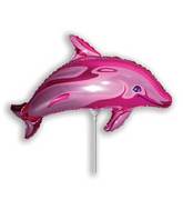 Airfill Only Fuchsia Dolphin Balloon