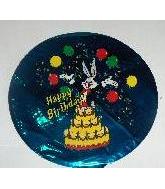 7" Airfill Only Bugs Birthday Cake Balloon
