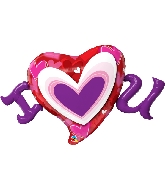 46" I Heart You Foil Balloon