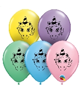5" Unicorn Head Latex Balloons (100 Count)