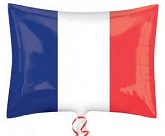 21" France Flag Balloon