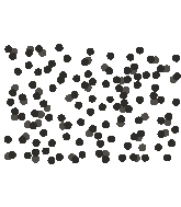 Tissue Paper Balloon Confetti Dots Dots Black